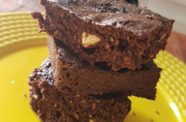 Brownie low carb de chocolate