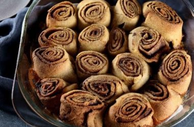 Cinammon Rolls Low Carb (Rolinhos de canela)