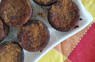 Muffin de banana com canela