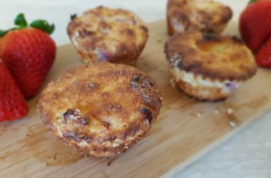 Como fazer muffin de morango low carb