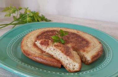 Pão Low Carb de Frigideira e Recheado